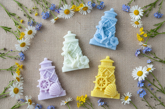 Lighthouse Soap Favors- Nautical Theme Party| Guest Gift| Bath Decoration